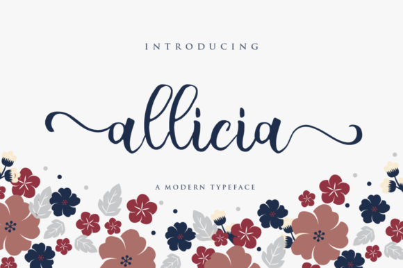 Allicia: A Delicate Handwritten Font for Elegant Branding