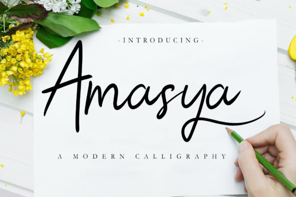 Amasya: A Charming Handwritten Font for Web Design
