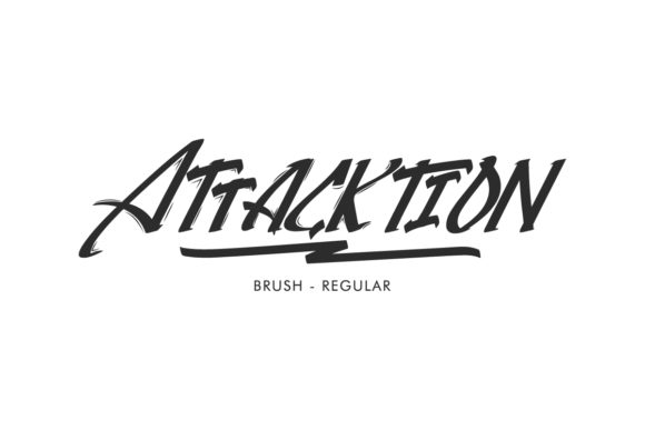 Attacktion: A Modern Handwritten Font for Creative Branding