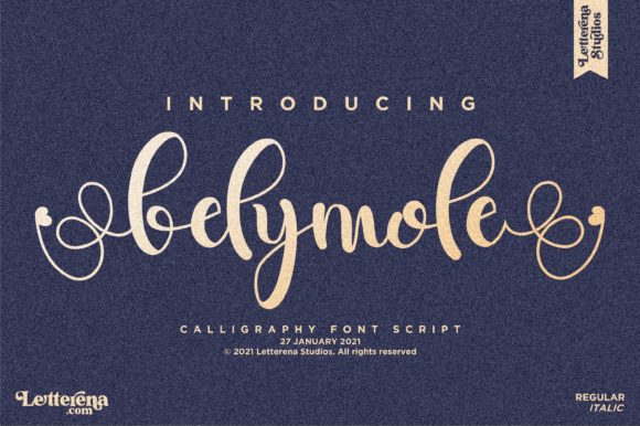 Belymole: A Charming Script Font for Elegant Branding