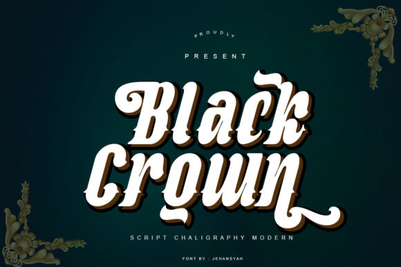 Black Crown: A Daring Handwritten Font for Crafters