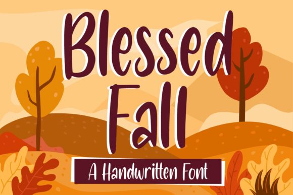 Blessed Fall: A Playful Handwritten Font for Editorial Design