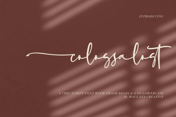 Colossalost: A Handwritten Font for Modern Web Design