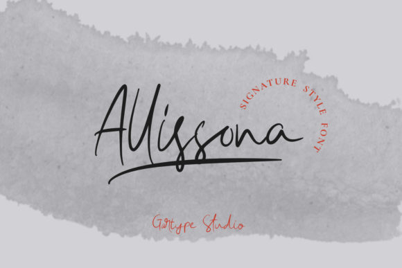 Discover Allissona: A Handwritten Font for Elegant Publishing