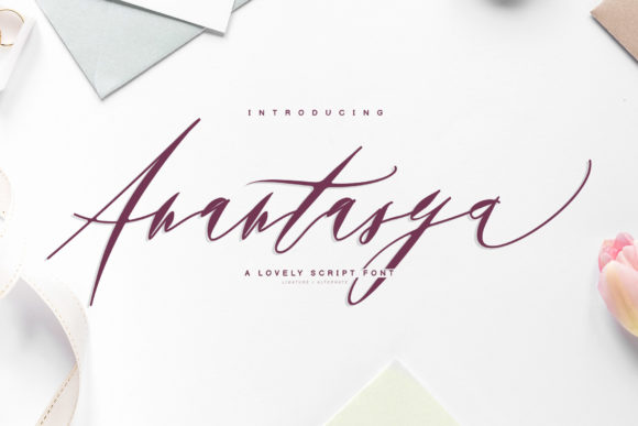 Discover Anantasya: A Versatile Handwritten Font for Creative Branding