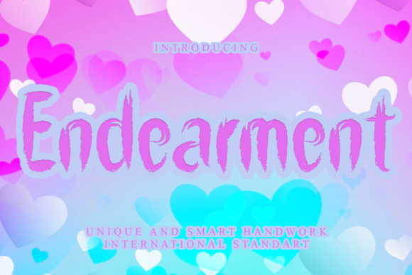 Endearment: A Playful Handwritten Font for Engaging Visuals