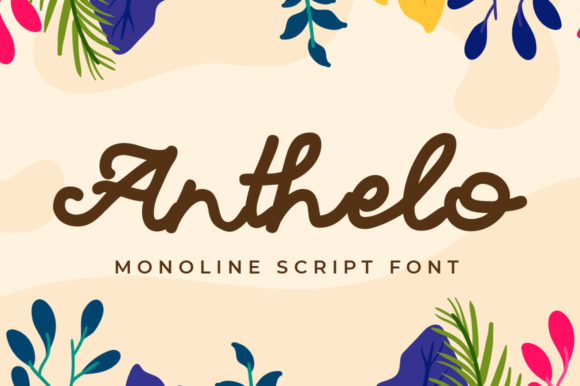 Enhance Your Craft with Anthelo, the Eye-Catching Handwritten Font