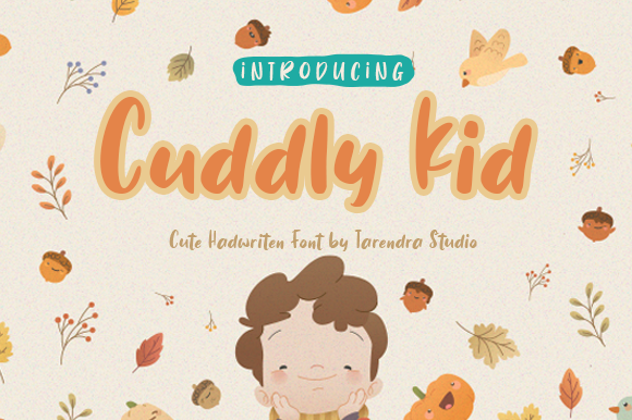 Enhancing Web Design with Cuddly Kid Font