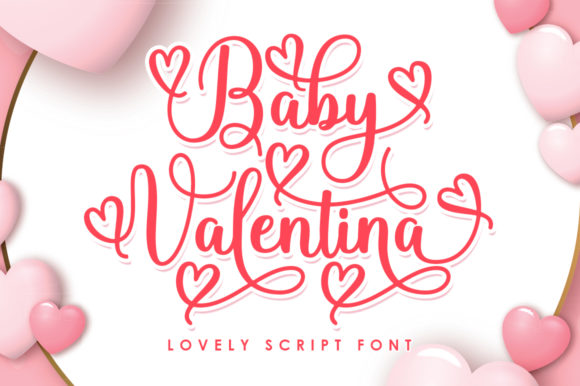 Explore Baby Valentina: A Romantic Handwritten Font