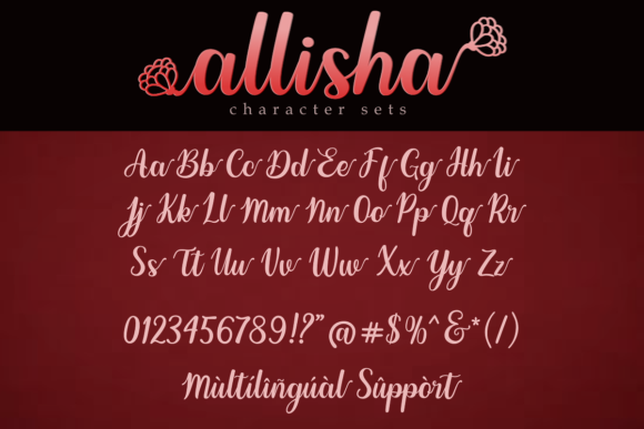Exploring Allisha: A Versatile Script Font