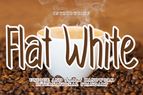 Flat White: A Smooth Handwritten Font for Editorial Design