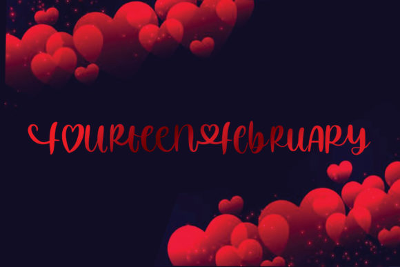 Fourteen February: A Delicate Handwritten Font for Elegant Design