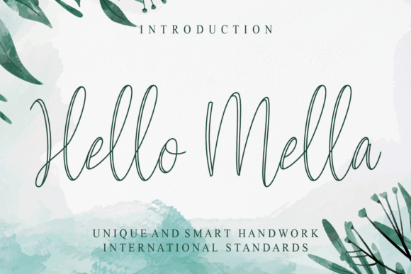 Hello Mella: A Handwritten Font for Elegant Editorial Design