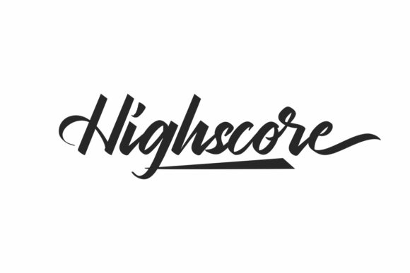 Highscore: A Premium Script Font for Memorable Branding