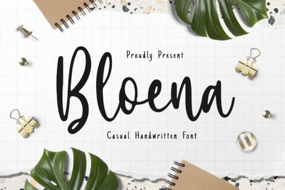 Introducing Bloena: A Timeless Handwritten Font for Editorial Design