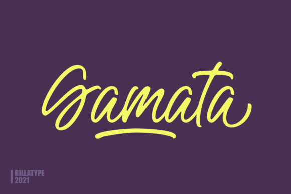 Introducing Gamata: A Handwritten Font for Creative Branding