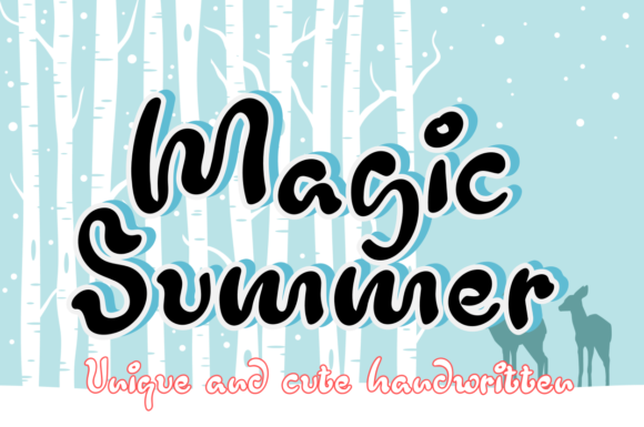 Introducing Magic Summer: A Playful Handwritten Font