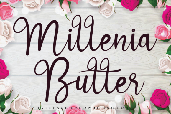 Millenia Butter: A Handwritten Font for Elegant Publishing