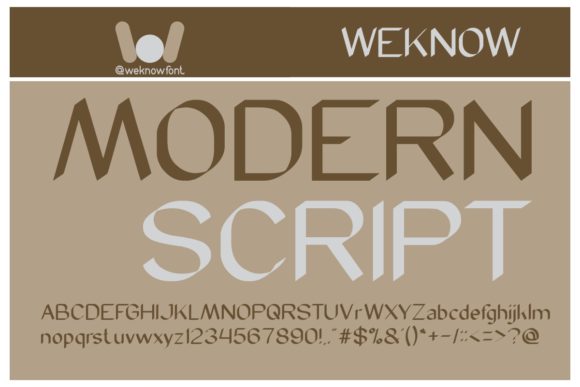 Modern: A Versatile Script Font for Web Design