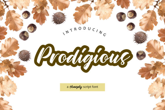Prodigious: A Bold Script for Creative Projects