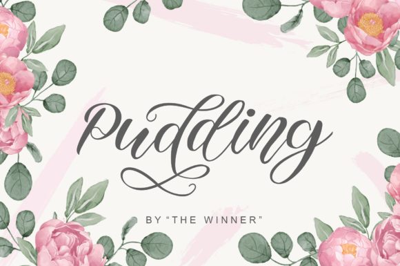 Pudding: A Handwritten Font for Elegant Web Design