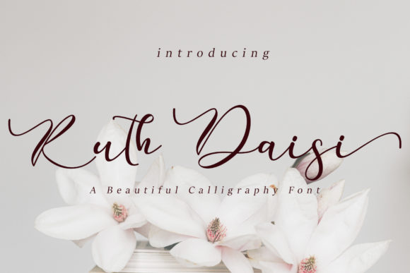 Ruth Daisi: A Handwritten Font for Elegant Web Design
