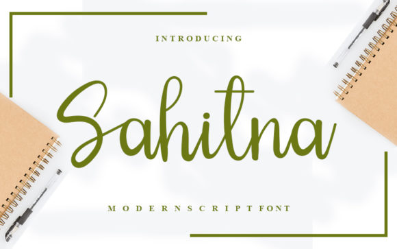 Sahitna: A Playful Script Font for Bright and Lively Designs