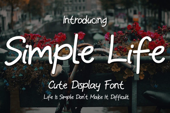 Simple Life: A Charming Script Font for Web Design
