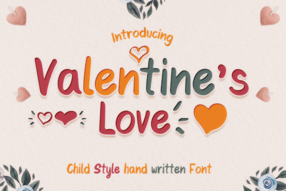 Valentine s Love: A Charming Handwritten Font for Editorial Design